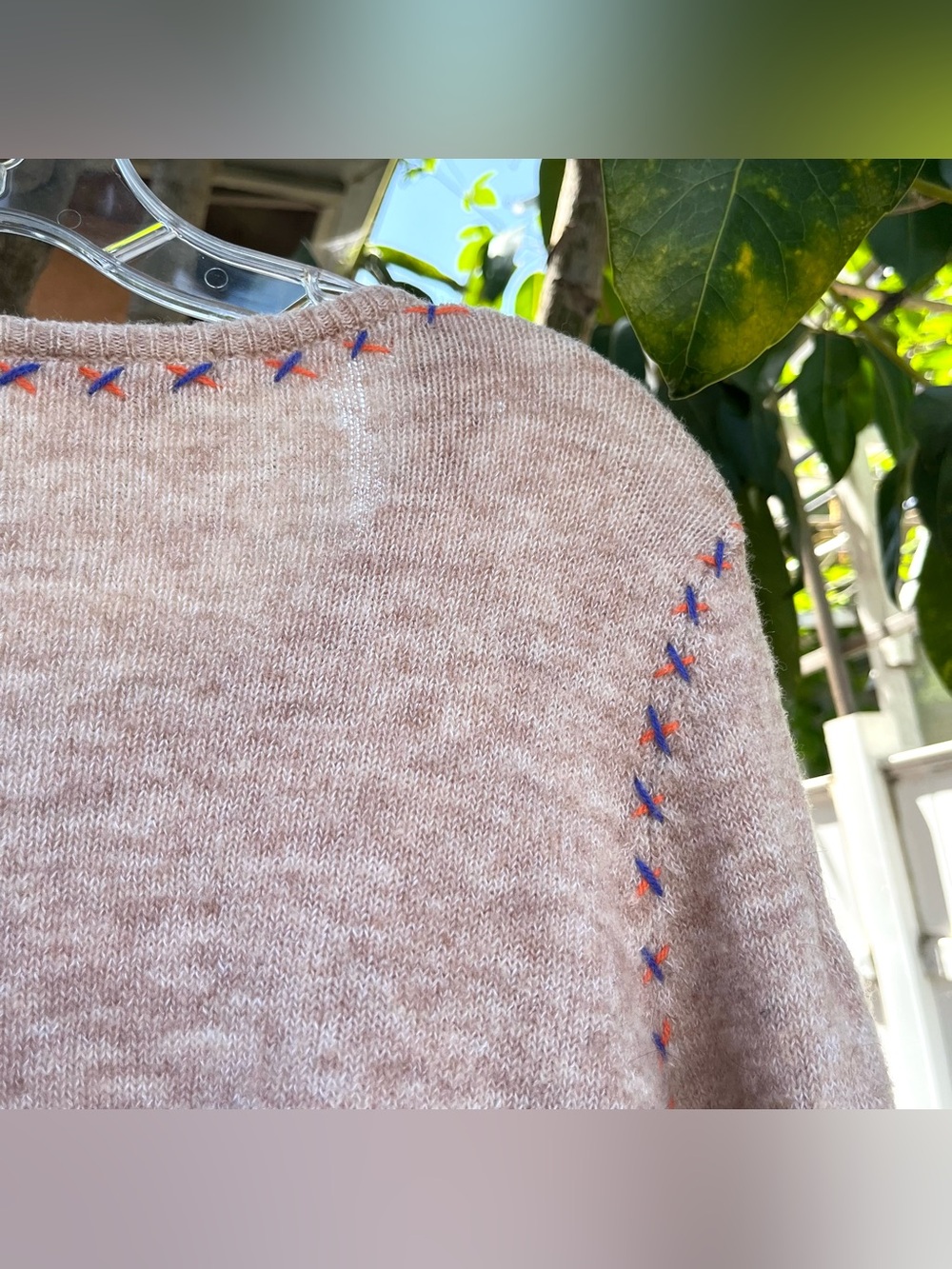 Vintage 2003 Free People Cream Embroidered Cardigan. - Picture 9 of 13